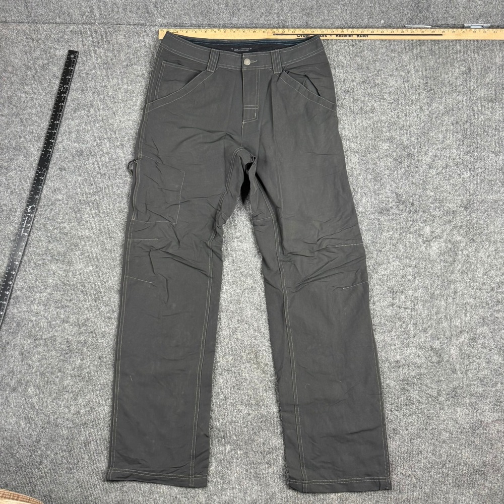 Columbia Pants Mens Size 32x34 Dark Gray Omni-Shield Hiking Outdoor Straight Leg